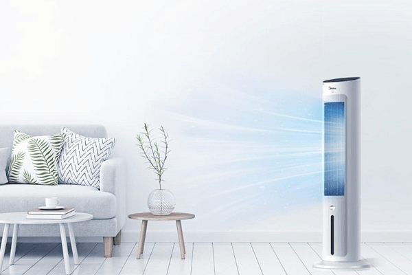 Rekomendasi Air Cooler Terbaik Solusi Sejuk Sehat Tanpa Boros Listrik 3 kipas-ac-midea-mac400r0apw-4l-3