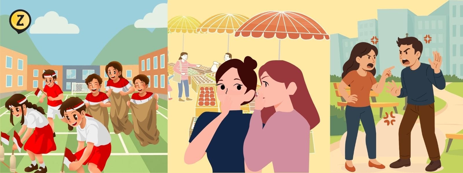contoh disosiatif dalam hubungan sosial